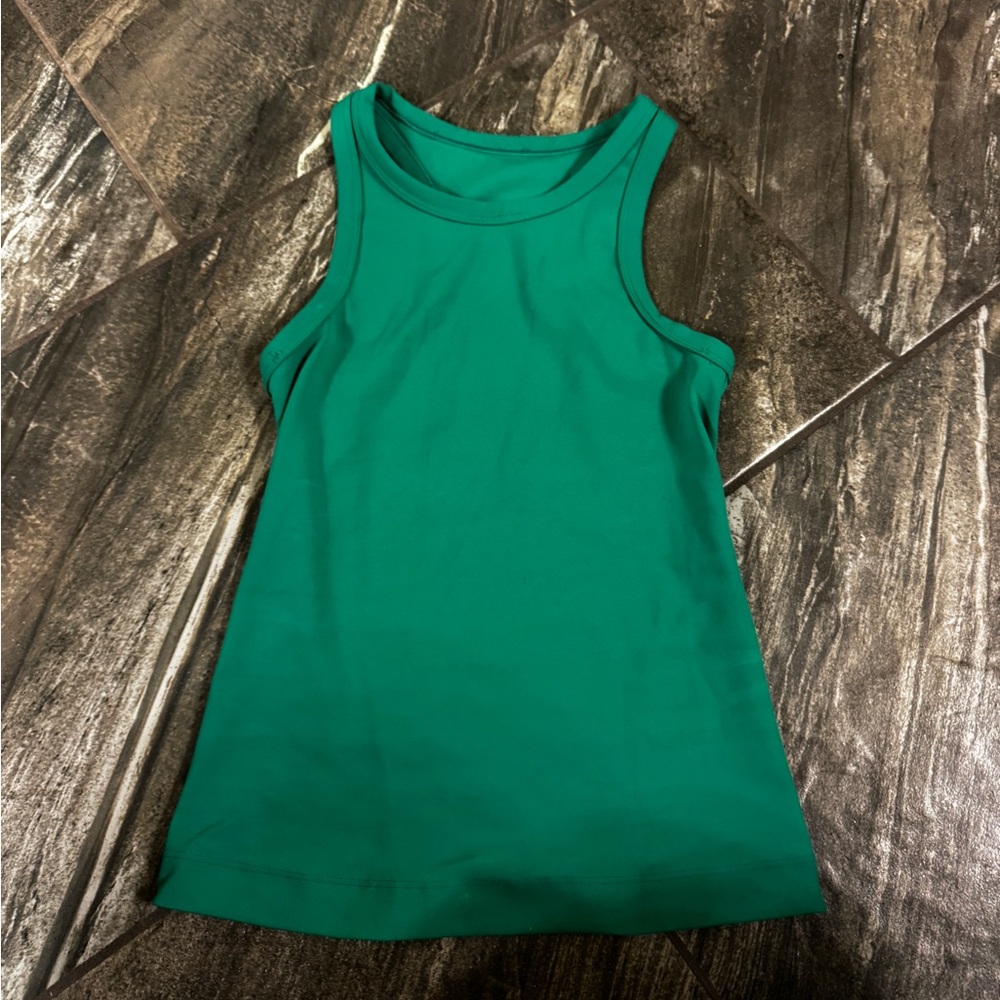 Lululemon Athletica Green Tank Top